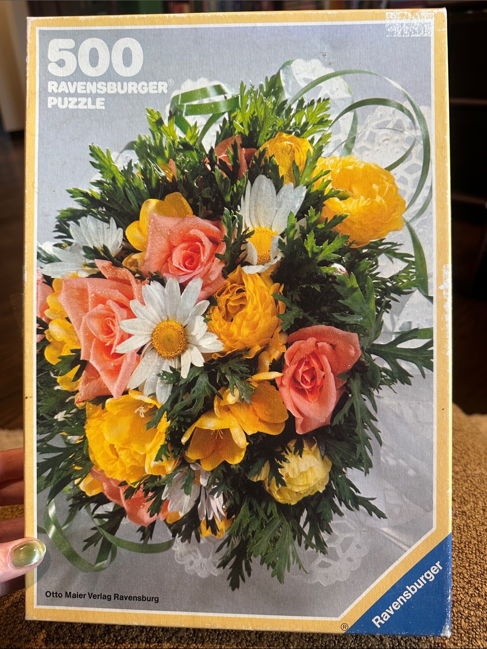 Ravensburger Yellow, Pink & White Floral Bouquet Puzzle